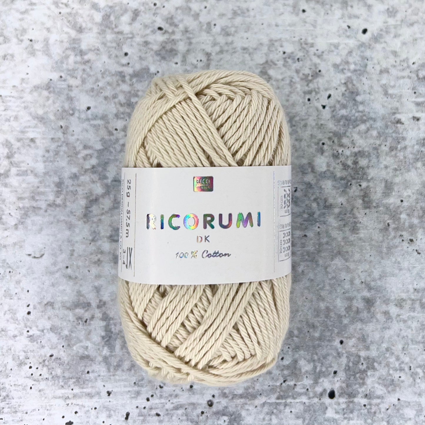 Ricorumi-Cotton Mini DK-yarn-061 Ivory-gather here online