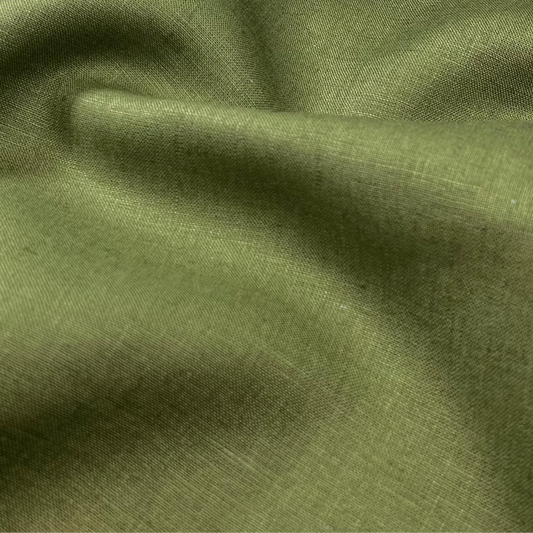 Lino Textil-Nevada Linen Olive-fabric-gather here online