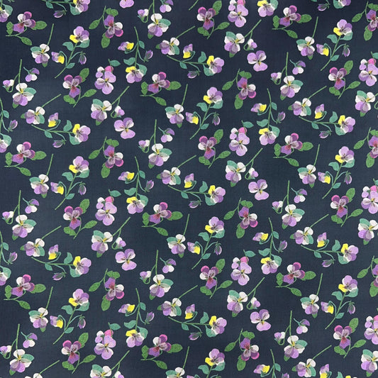 Liberty of London-Tana Lawn - Pansy Scatter-fabric-gather here online