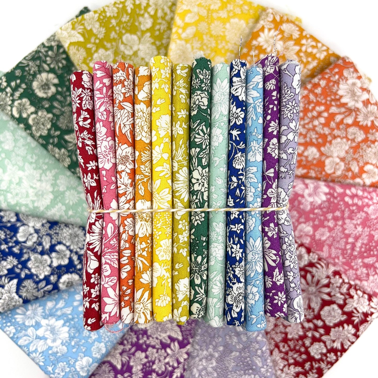 Fat Quarter Bundle of Rainbow Emily Belle (12 Pieces)
