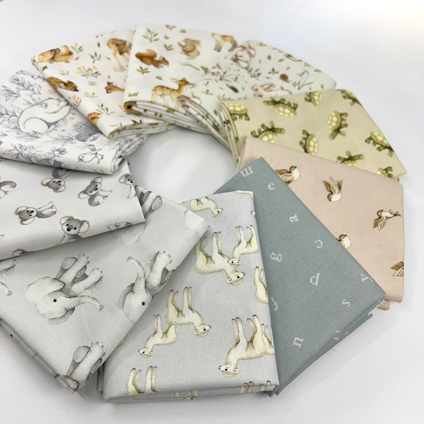 Fat Quarter Bundle of ABCs of Love (10 Pieces)