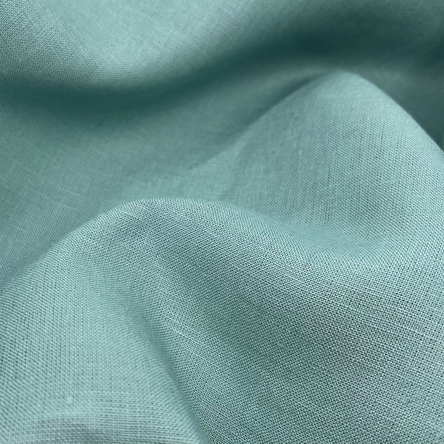 Lino Textil-Nevada Linen Faded Turquoise-fabric-gather here online