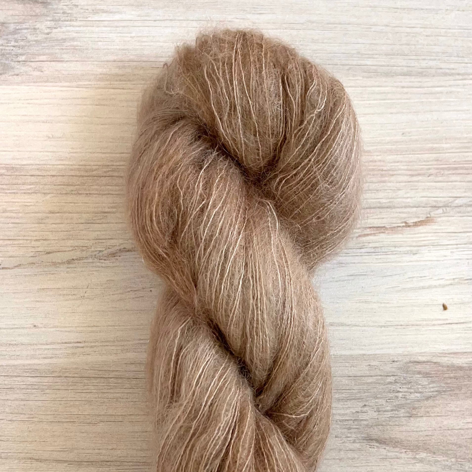 Dirtywater Dyeworks-Shimmer Mohair-yarn-Wheat-gather here online