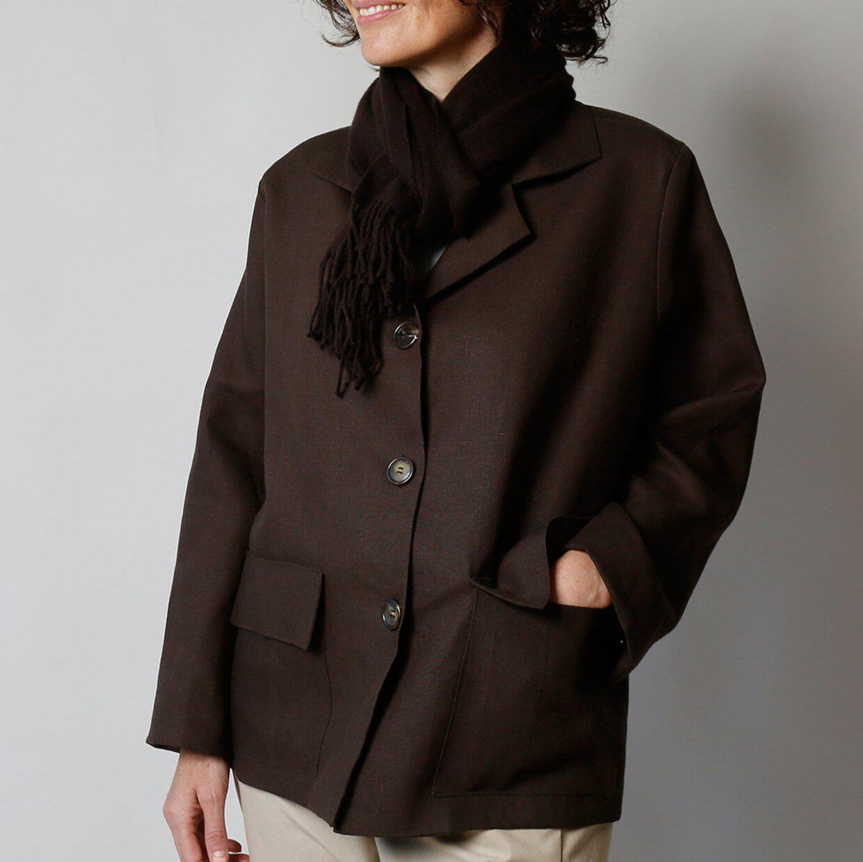 The Maker's Atelier-The Boxy Jacket Pattern - PDF DOWNLOAD-sewing pattern-gather here online