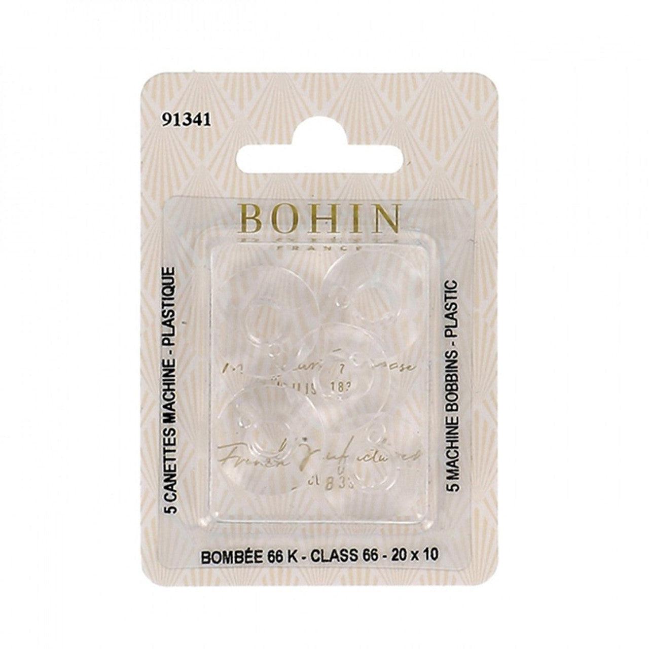 Bohin-Class 66 Plastic Bobbins - 5 pack-sewing notion-gather here online