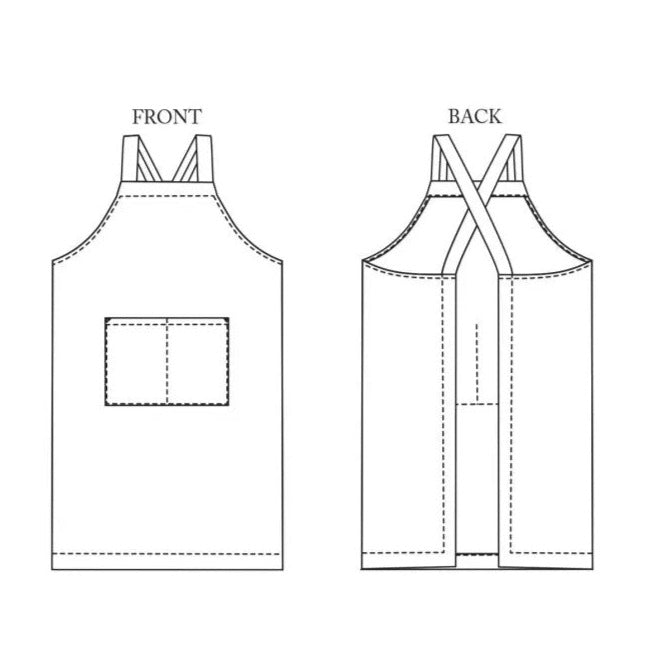 Merchant & Mills-Betty Apron Pattern - PDF DOWNLOAD-sewing pattern-gather here online