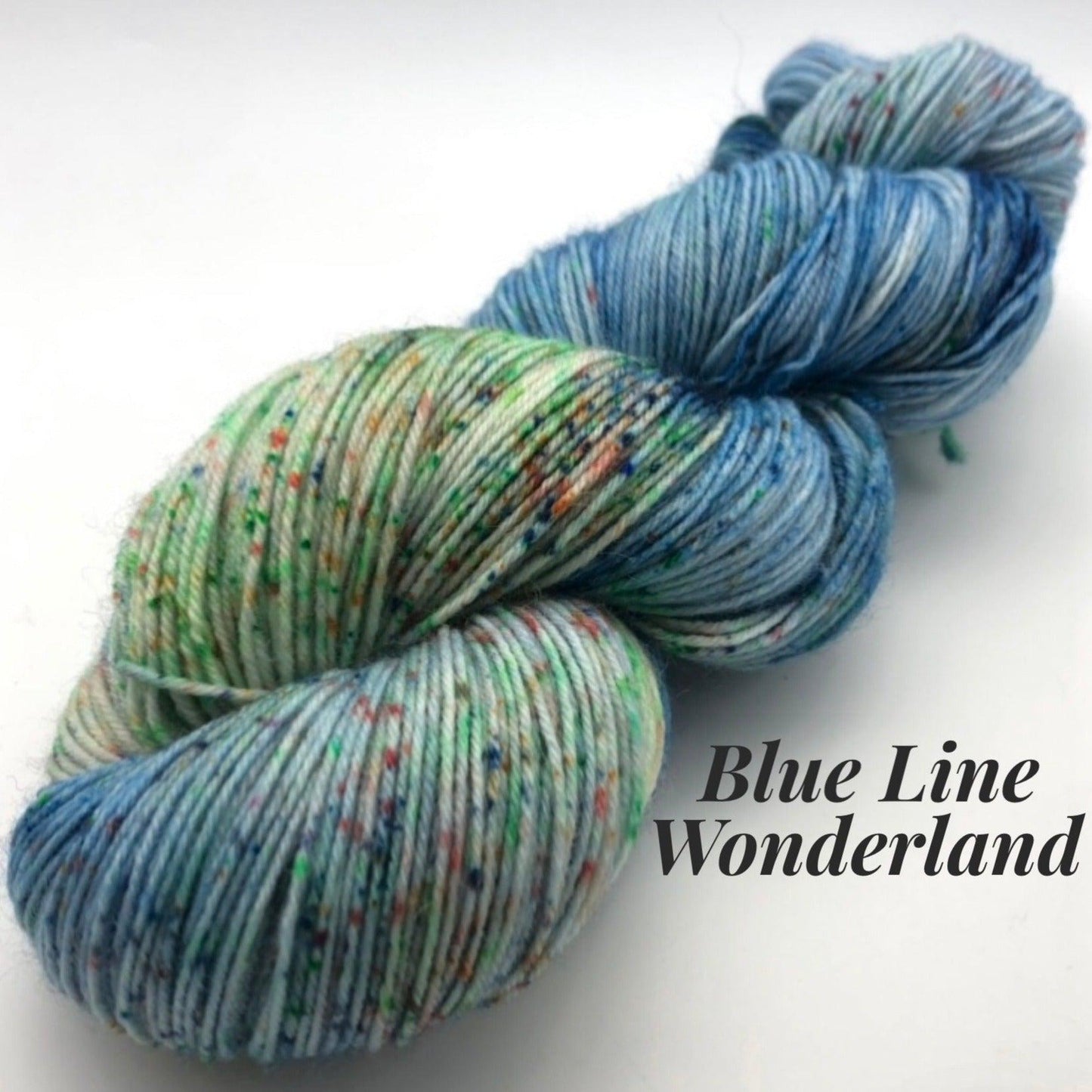 Road Trip Sock Yarn-MBTA Sock Yarn-yarn-Blue Line - Wonderland-gather here online