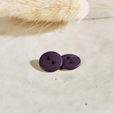 Atelier Brunette-10mm Classic Shine Button (each)-button-Majestic Purple-gather here online