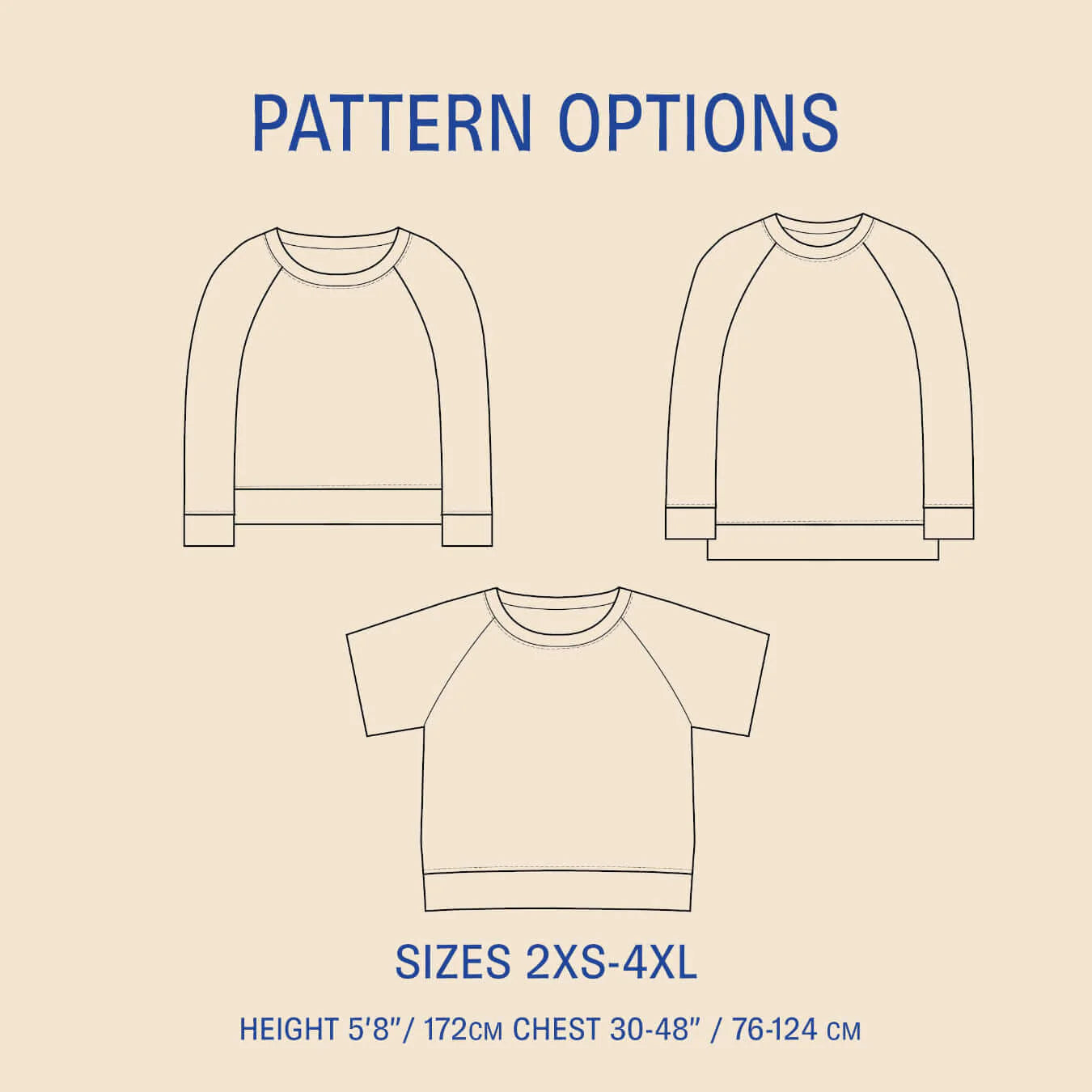 Wardrobe By Me-Boxy Raglan Sweater Pattern-sewing pattern-gather here online