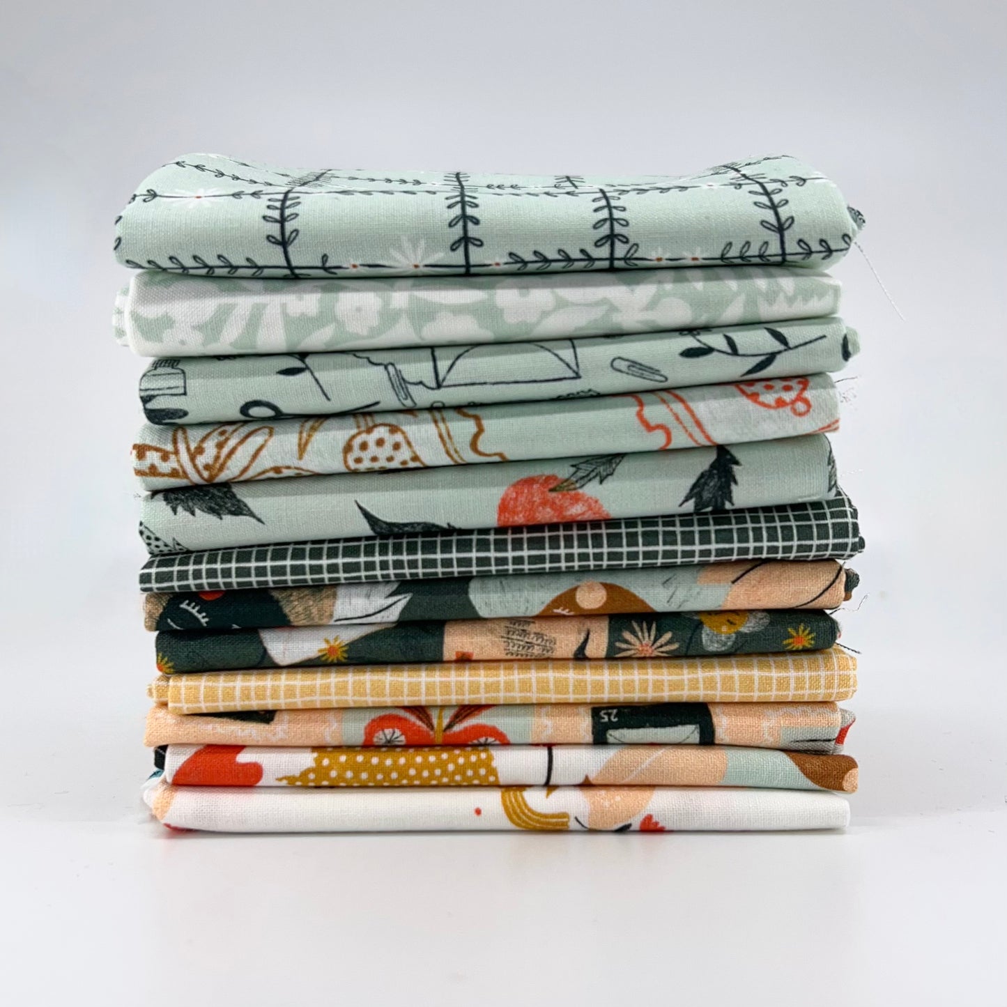Fat Quarter Bundle of Snail Mail (12 Pieces)