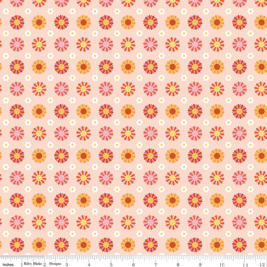 Riley Blake Designs-Dresden Peach-fabric-gather here online