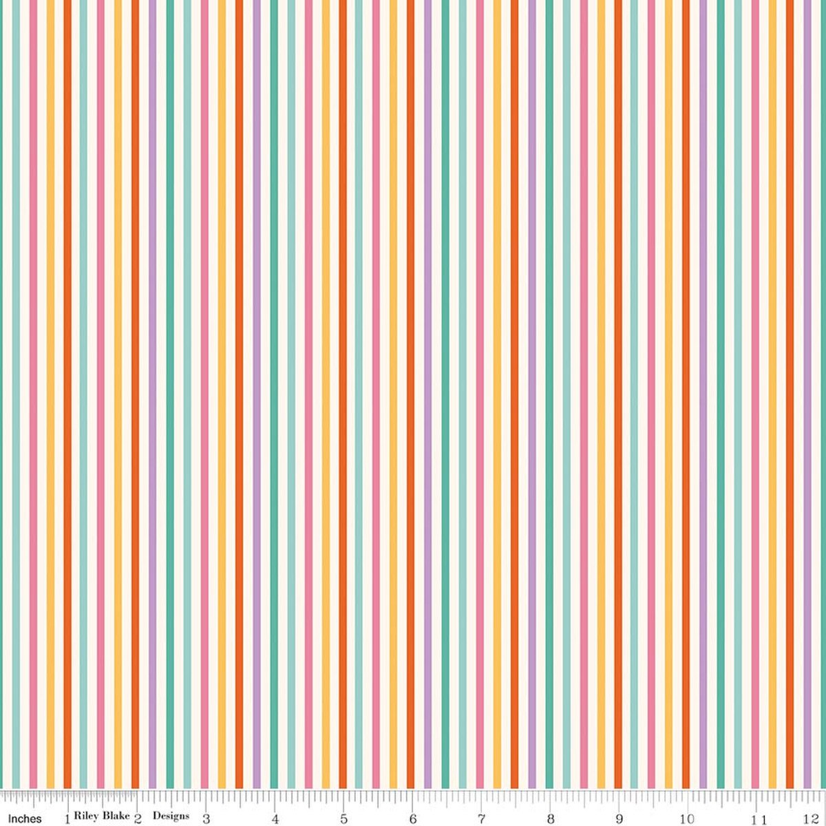 Riley Blake Designs-Stripes Multi-fabric-gather here online