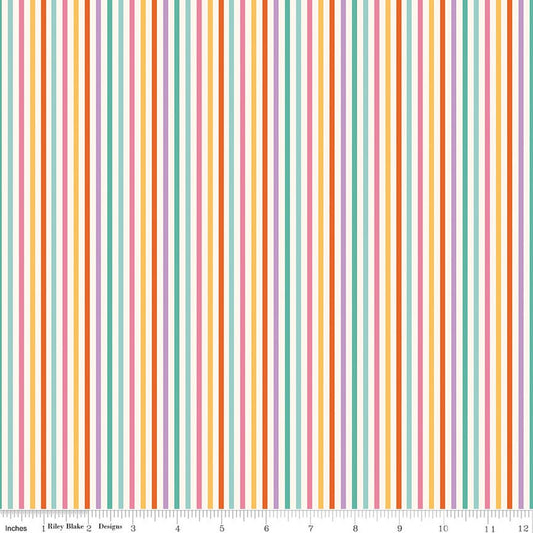 Riley Blake Designs-Stripes Multi-fabric-gather here online