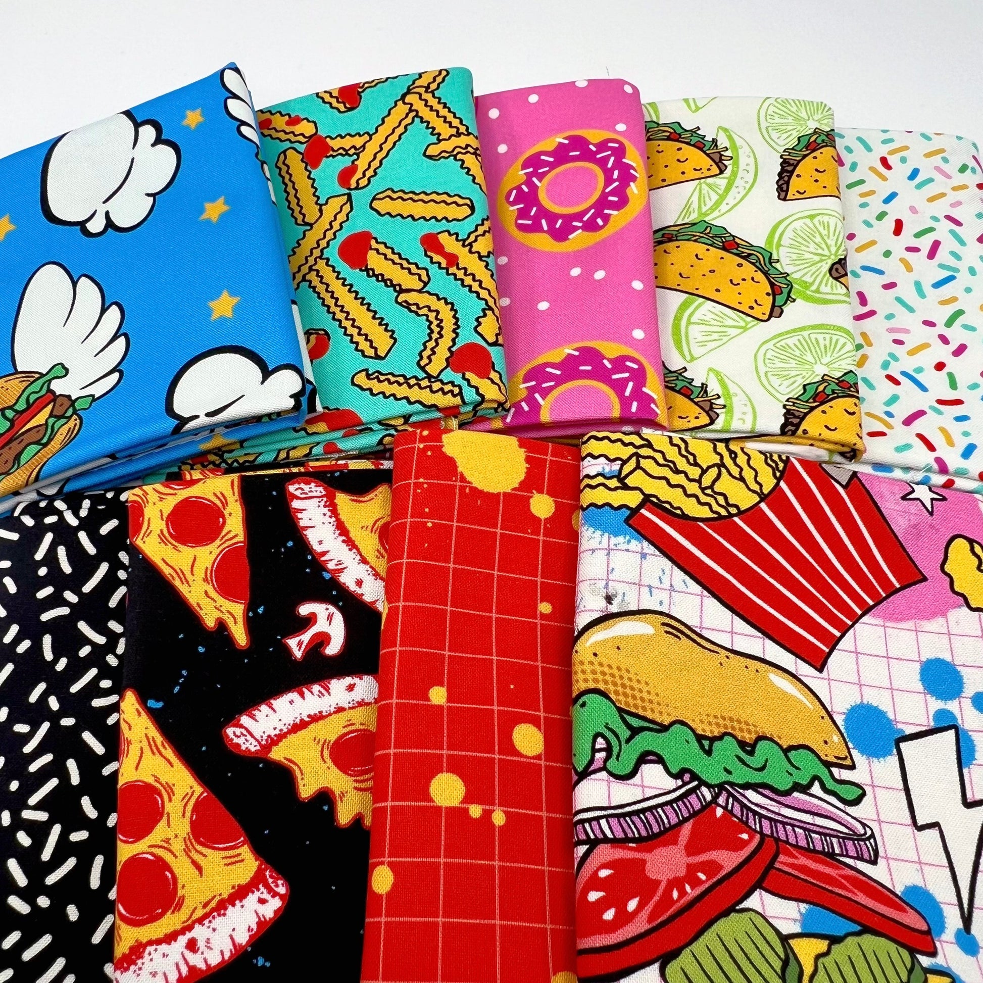 Moda-Fat Quarter Bundle of Snack Shack (9 Pieces)-fat quarters-gather here online