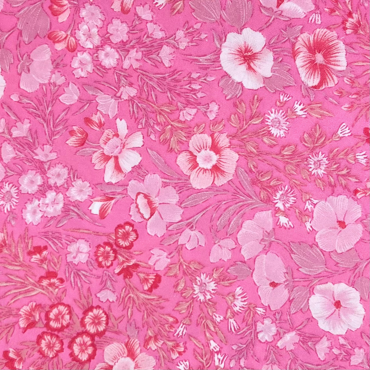 Lady McElroy-Pink Posey Twill-fabric-gather here online