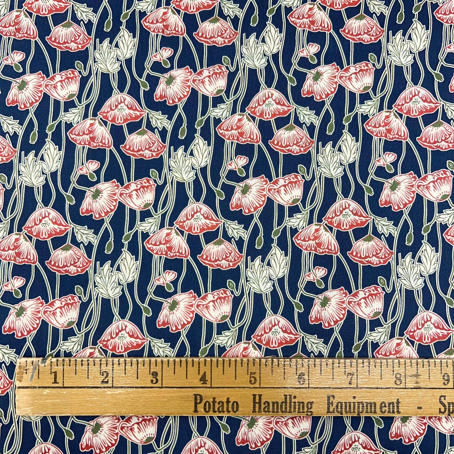 Liberty of London-Tana Lawn - Erito Poppy-fabric-gather here online