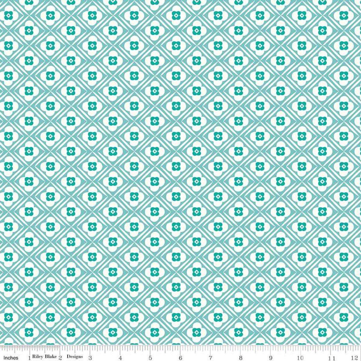 Riley Blake Designs-Hugs Blue-fabric-gather here online