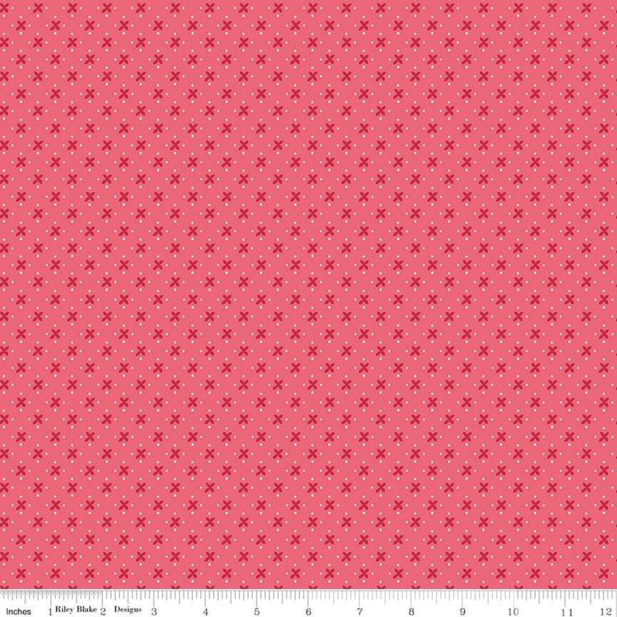 Riley Blake Designs-Kisses Pink-fabric-gather here online