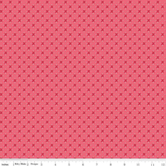 Riley Blake Designs-Kisses Pink-fabric-gather here online