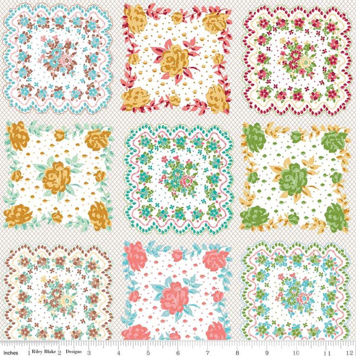 Riley Blake Designs-Handkerchief Multi-fabric-gather here online