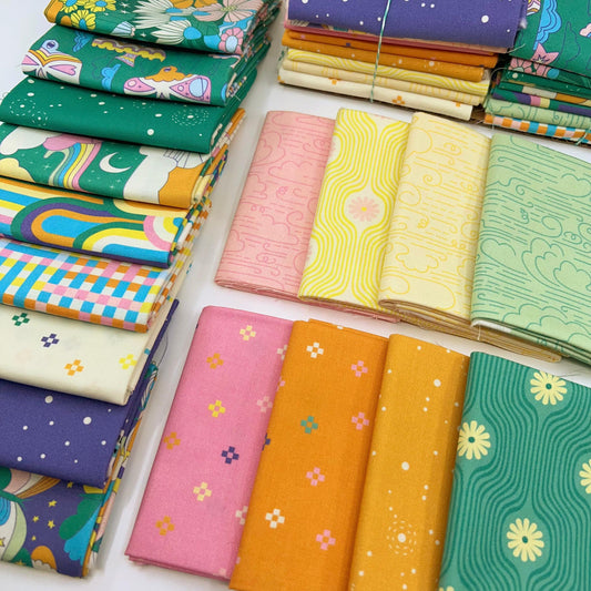 Cloud9-Fat Quarter Bundle of High in the Sky (17 Pieces)-fat quarters-gather here online