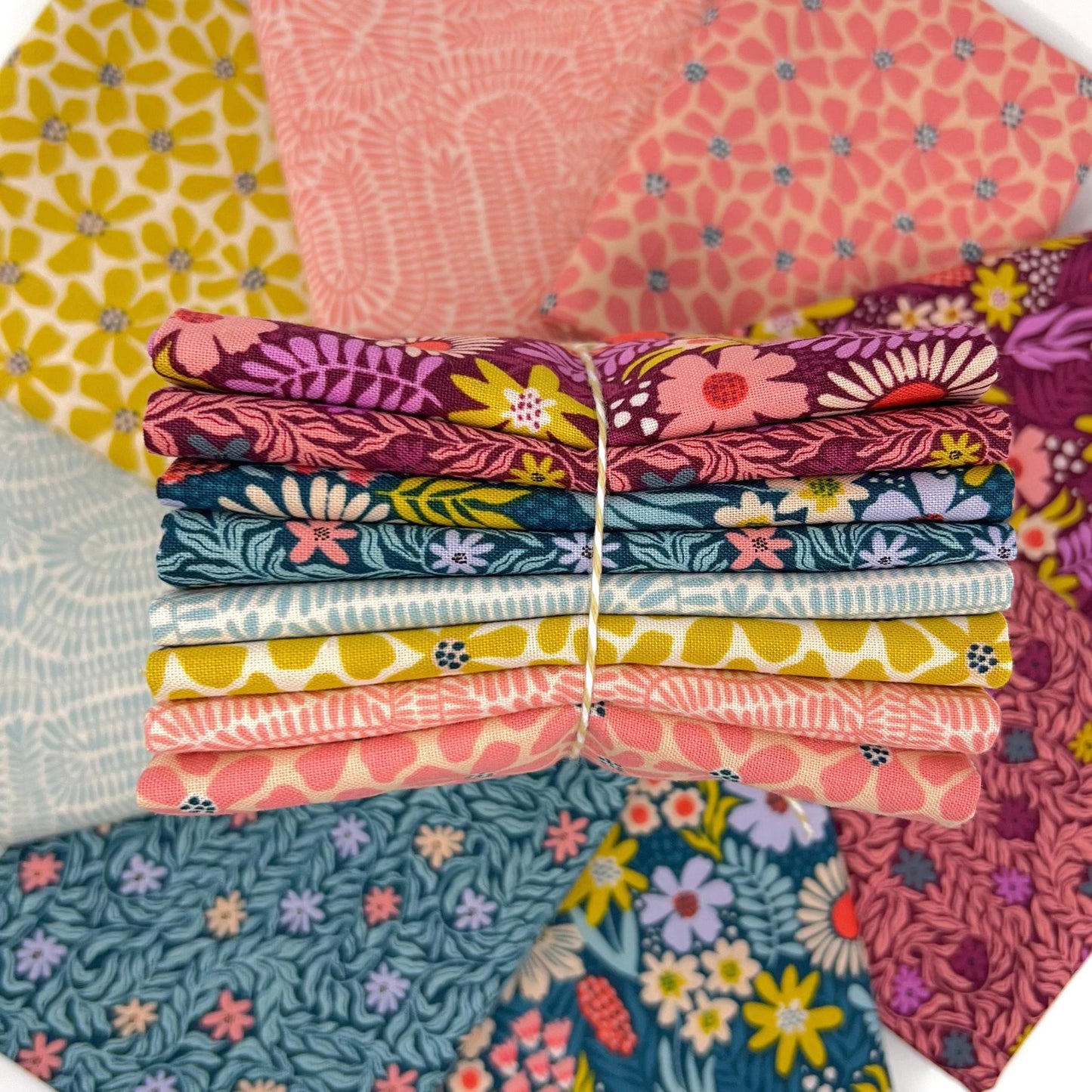 Fat Quarter Bundle of Petals in the Sun (8 Pieces)
