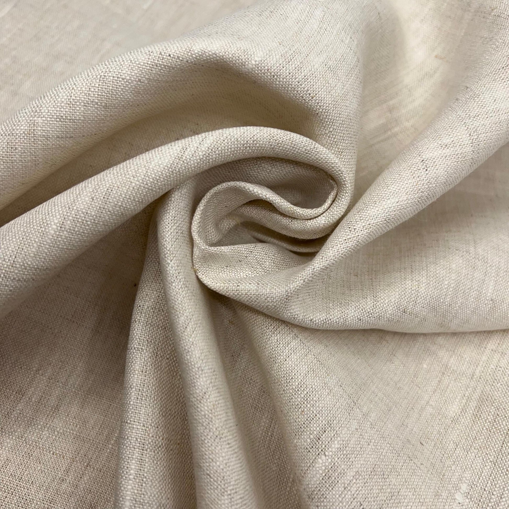 Lino Textil-Nevada Linen Light Oatmeal-fabric-gather here online