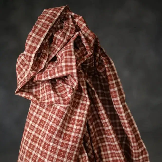 Merchant & Mills-Bakewell Check Indian Cotton-fabric-gather here online