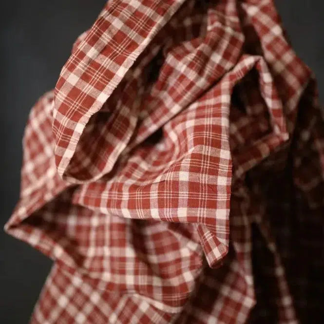 Merchant & Mills-Bakewell Check Indian Cotton-fabric-gather here online