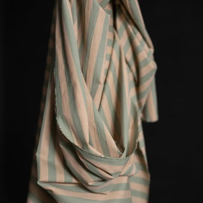 Merchant & Mills-Land & Sea Stripe Cotton/Linen-fabric-gather here online