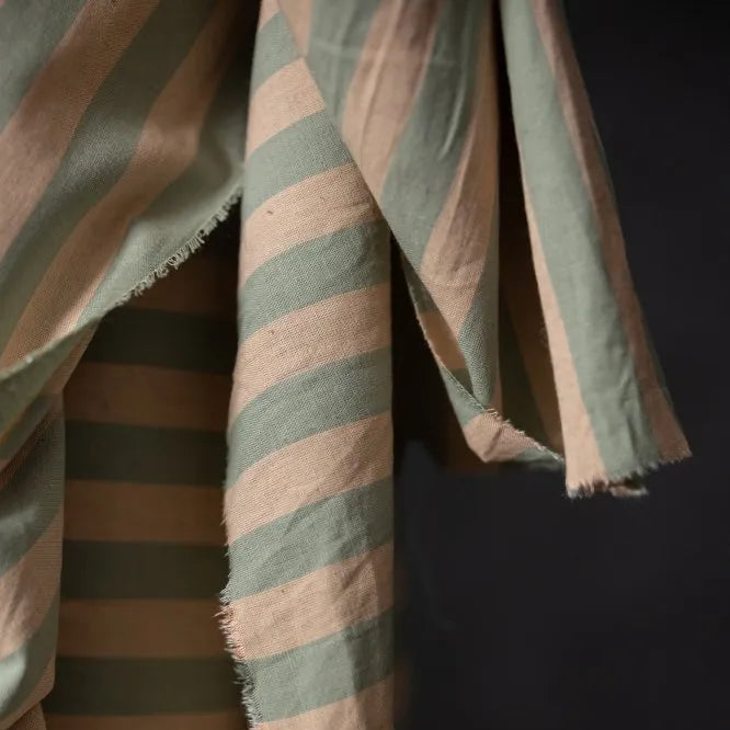 Merchant & Mills-Land & Sea Stripe Cotton/Linen-fabric-gather here online
