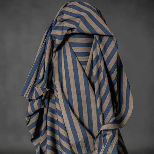Merchant & Mills-McIntyre Stripe Cotton/Linen-fabric-gather here online