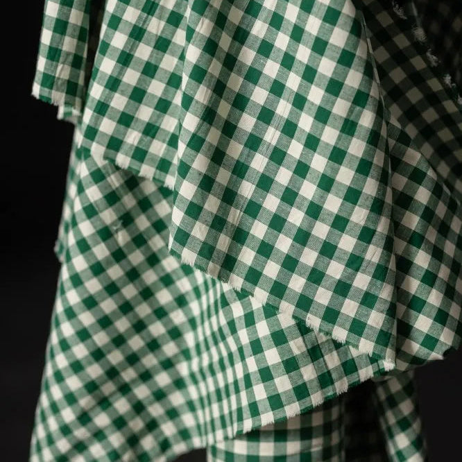 Merchant & Mills-Mini Toto Gingham Cotton/Linen-fabric-gather here online