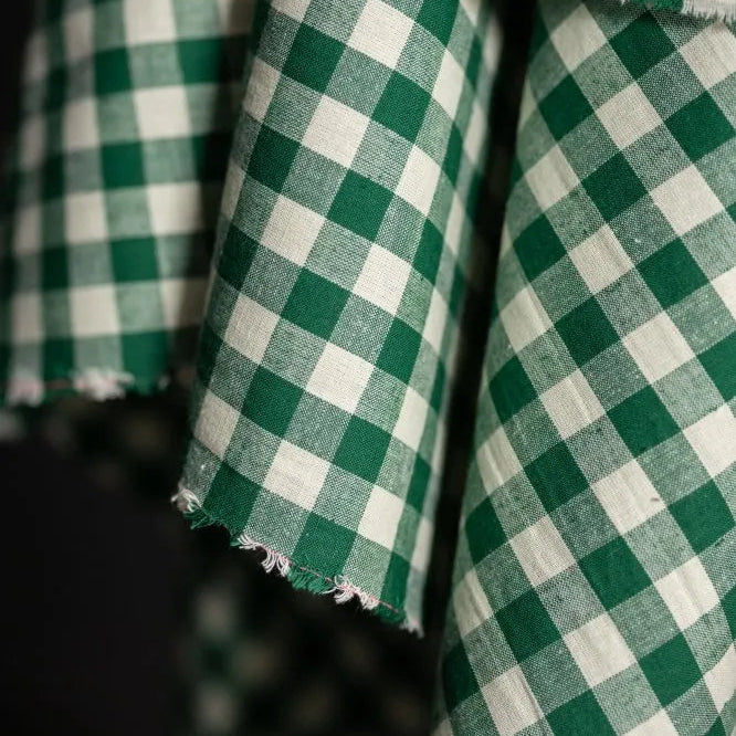 Merchant & Mills-Mini Toto Gingham Cotton/Linen-fabric-gather here online