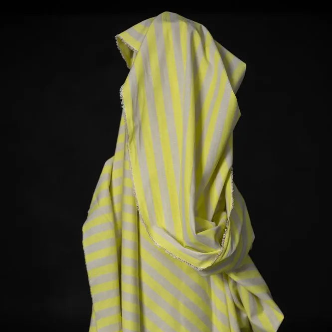 Merchant & Mills-Rimini Stripe Cotton/Linen-fabric-gather here online
