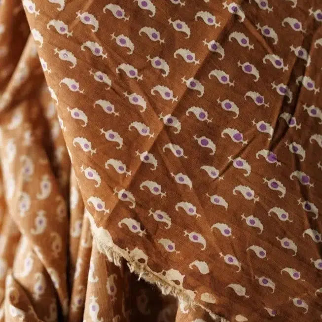 Merchant & Mills-Kali Ochre Indian Cotton-fabric-gather here online