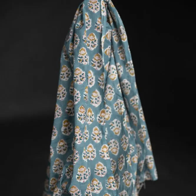 Merchant & Mills-Midsummer Block Print Indian Cotton-fabric-gather here online