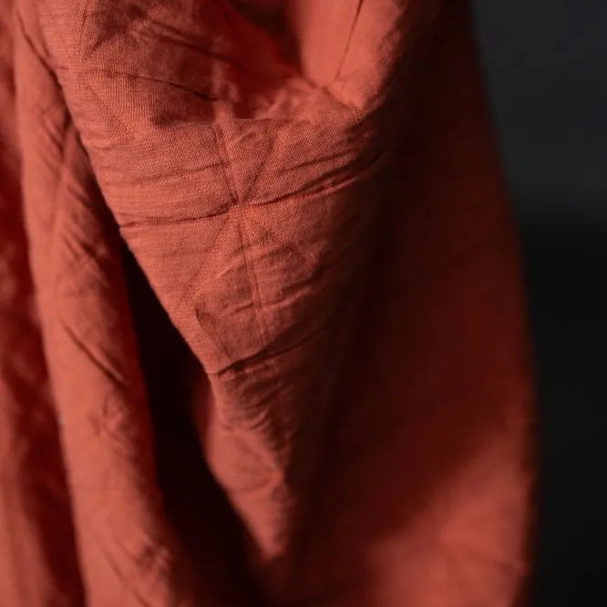 Merchant & Mills-Jacquard Quilted Cotton, Orange Spritz-fabric-gather here online