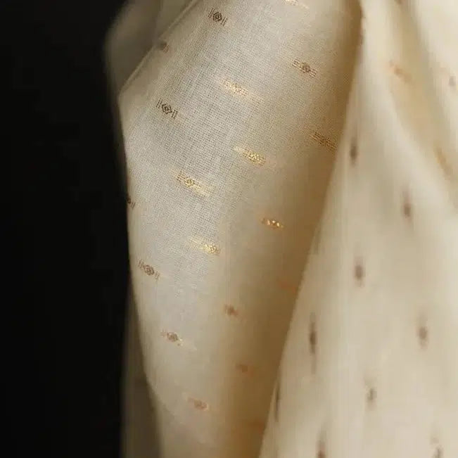 Merchant & Mills-Shooting Star Sheer Natural Indian Cotton-fabric-gather here online