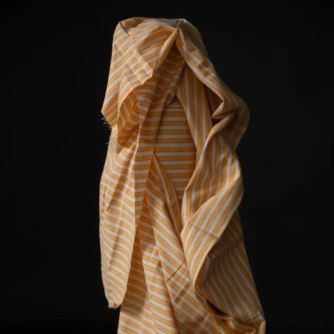 Merchant & Mills-Kumquat Stripe Handloom Indian Cotton-fabric-gather here online