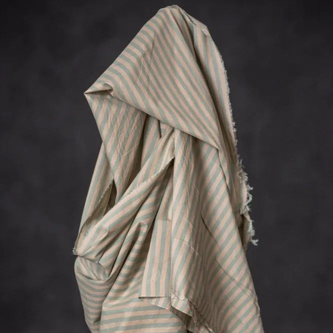 Merchant & Mills-Sprigs Watercolour Stripe Cotton-fabric-gather here online