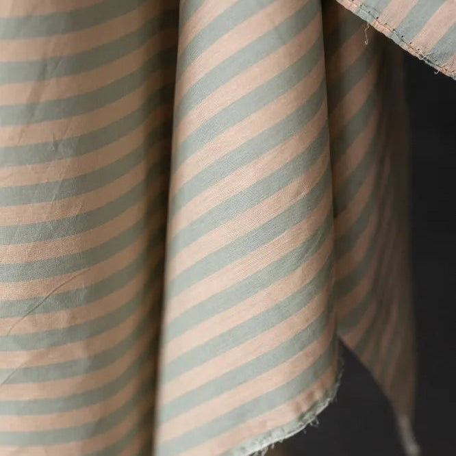 Merchant & Mills-Sprigs Watercolour Stripe Cotton-fabric-gather here online