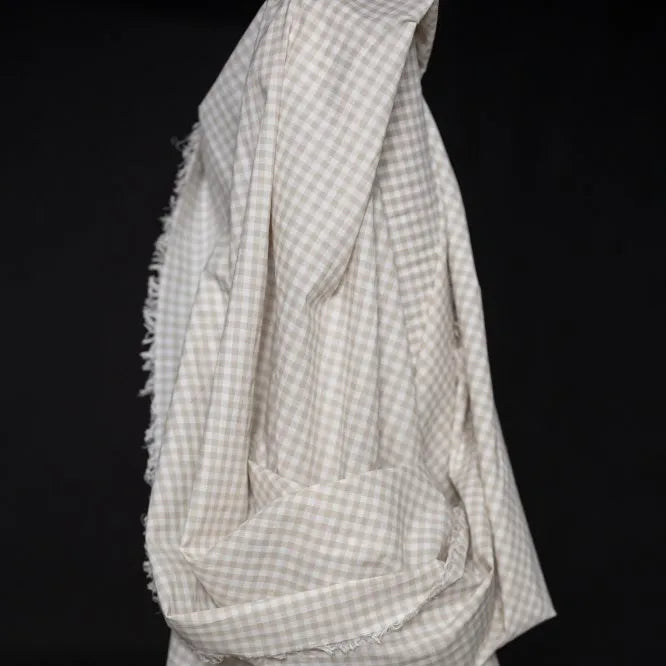 Merchant & Mills-Windle Watercolour Check Cotton-fabric-gather here online