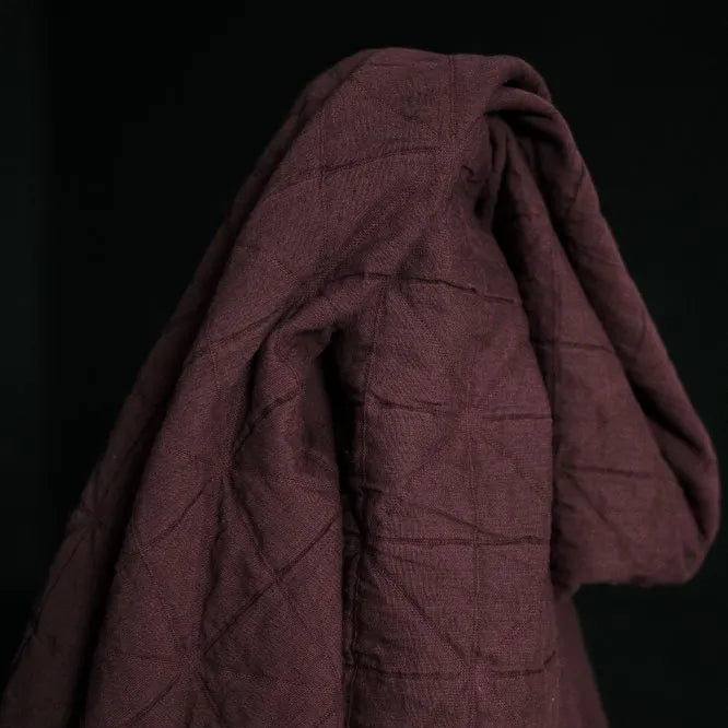 Merchant & Mills-Jacquard Quilted Cotton, Winter Coulis-fabric-gather here online