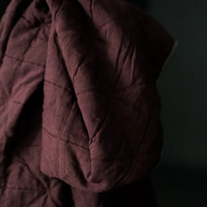 Merchant & Mills-Jacquard Quilted Cotton, Winter Coulis-fabric-gather here online