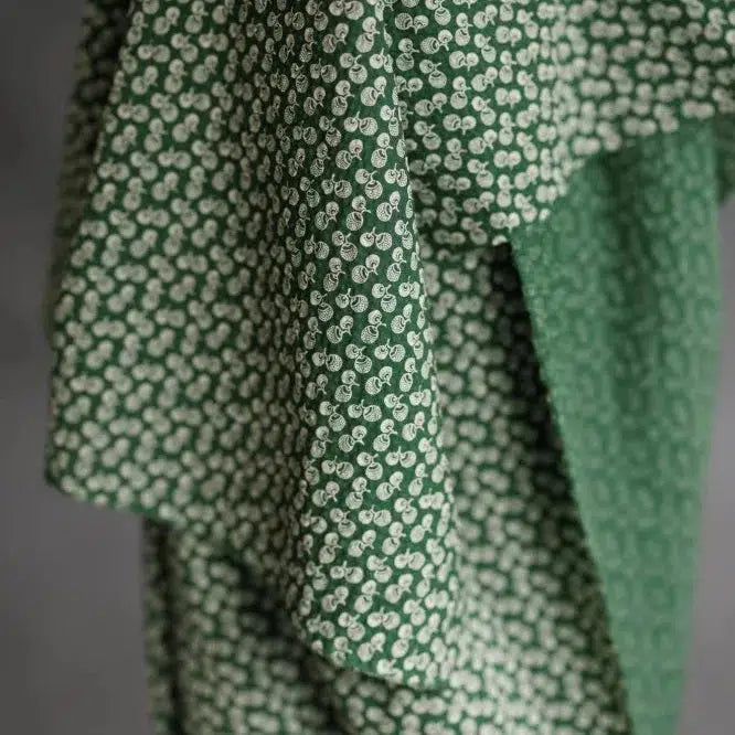 Merchant & Mills-Donguri Organic Seersucker Brewing Green-fabric-gather here online