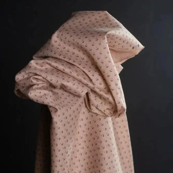 Merchant & Mills-Piccolino Pink Cotton/Linen-fabric-gather here online