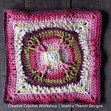 gather here classes-Crochet Block Blanket - November CAL-class-gather here online