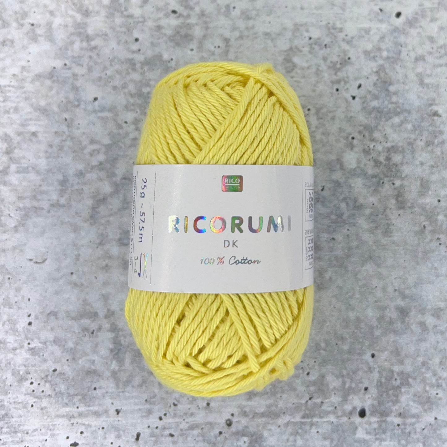 Ricorumi-Cotton Mini DK-yarn-062 Pastel Yellow-gather here online