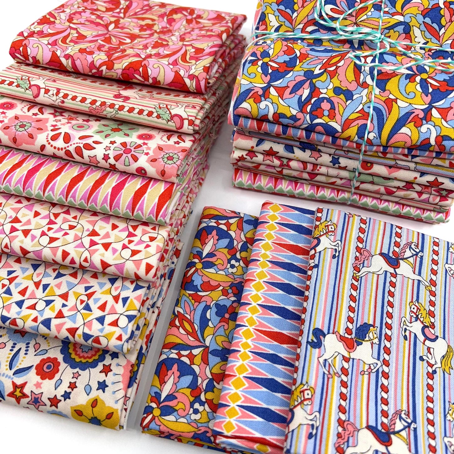 Liberty Fabrics-Fat Quarter Bundle of Summer Fair (10 Pieces)-fat quarters-gather here online
